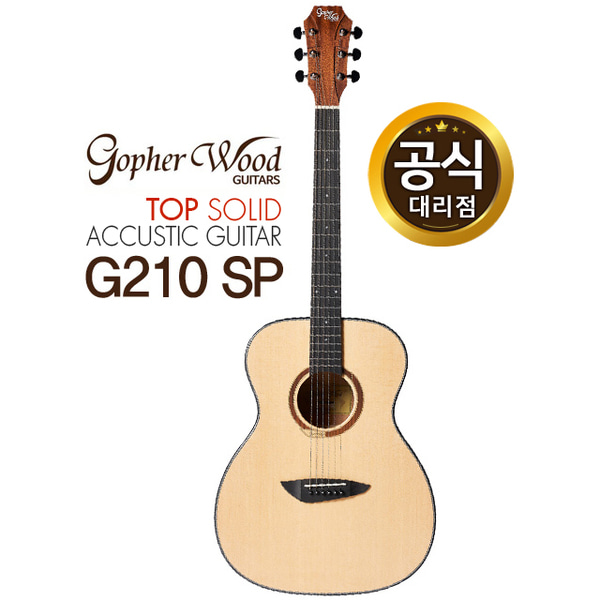 고퍼우드 G210 SP 탑솔리드 통 기타