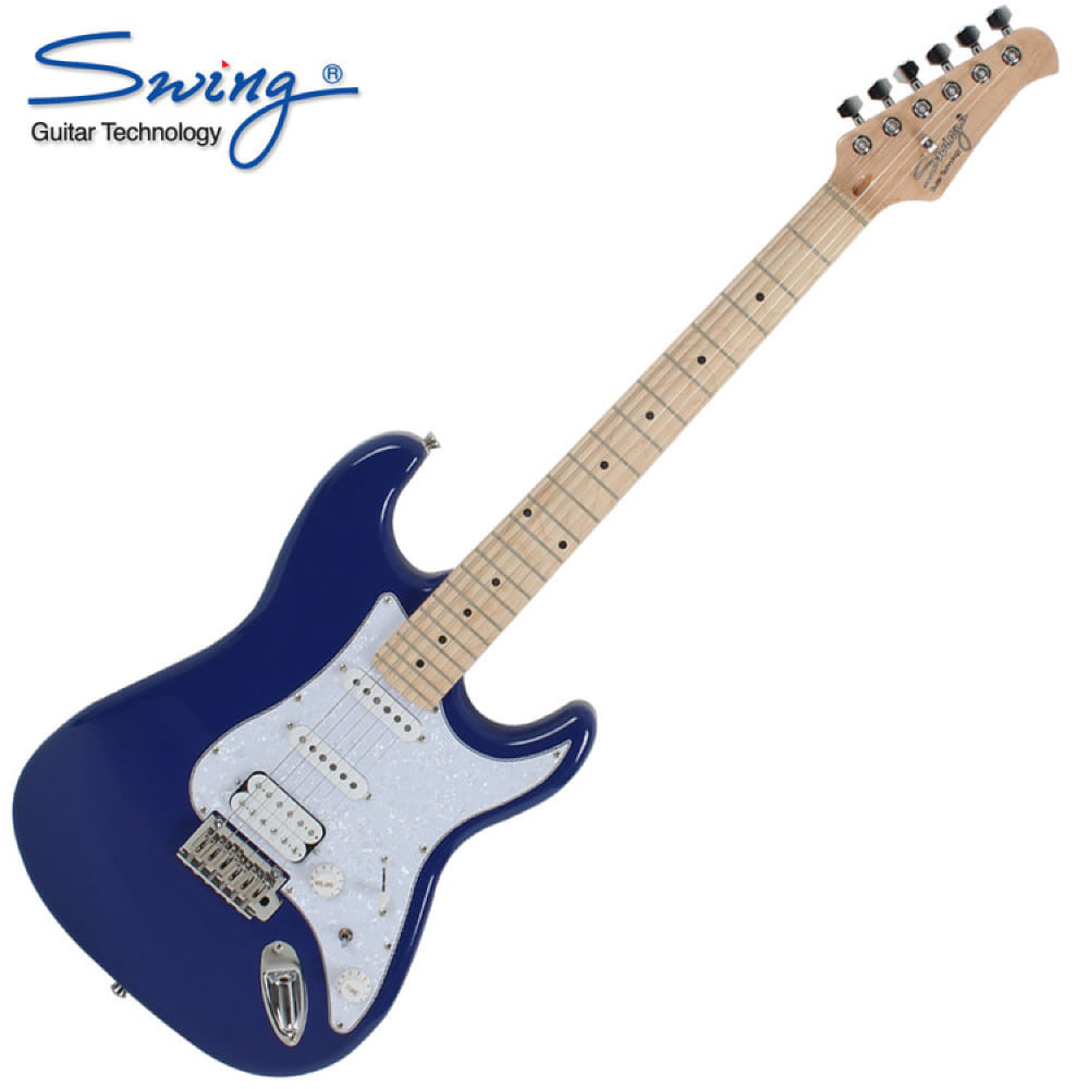 스윙 일렉기타 S-100 Pro Sonic Blue (Maple) 입문용기타