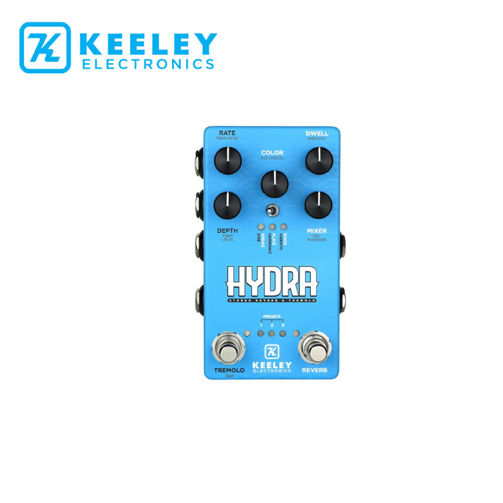 Keeley Hydra Stereo Reverb / Tremolo 킬리 하이드라 스테리오 리버트 트레몰로