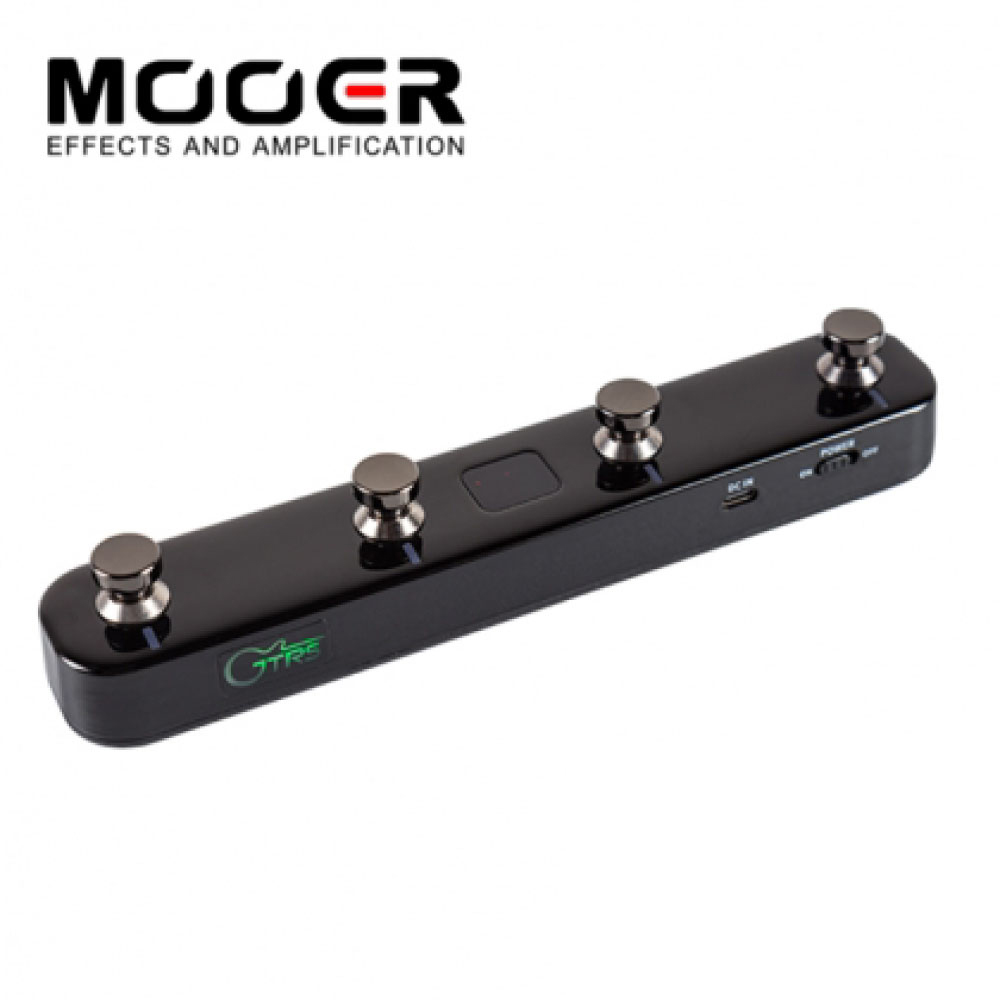 무어 Mooer AUDIO 블루투스 무선 풋 스위치 GWF4 Wireless Foot Switch (Mooer Audio Prime P1/GTRS 기타전용)