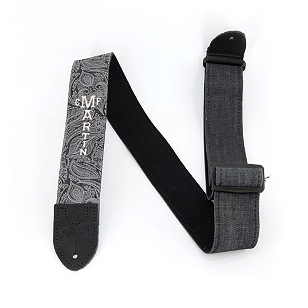 마틴 스트랩 Martin Denim strap Scroll0-and-leaf pattern / 18A0109